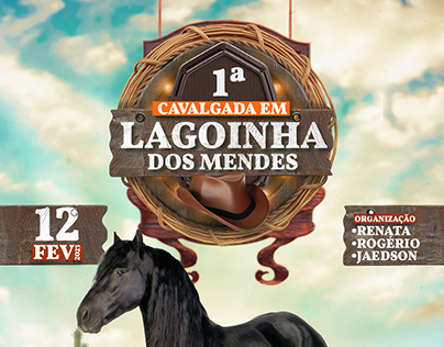 Flyer evento - Cavalgada Lagoinha