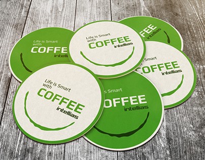 Smiling Cup Coasters for Intellias