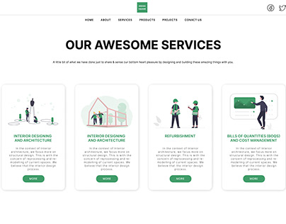 Services Page Design