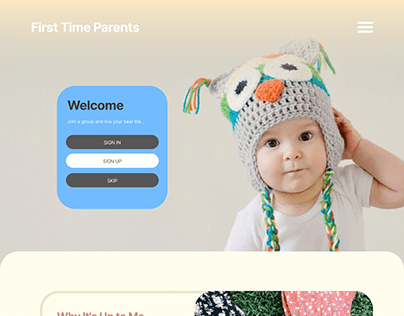 First Time Parent Responsive Website Case Study
