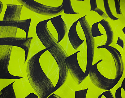 Calligraphy walls for Levi9