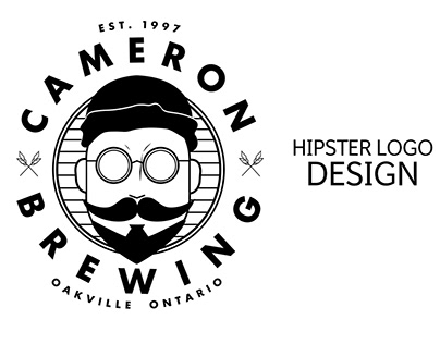 Hipsters Logo Concept Design