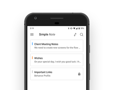 Simple Note - Take your Notes, Simple and Better