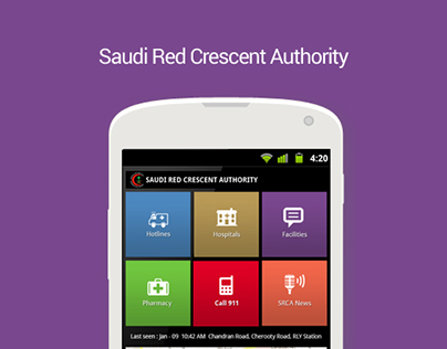 Android Apps for Saudi Red Crescent Authority