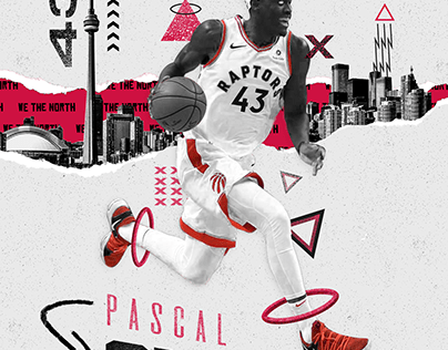 Pascal Siakam Raptors NBA Poster