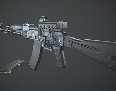 AK-74 with modifications