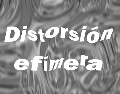 Distorsión efímera - proyecto básico: lenguaje