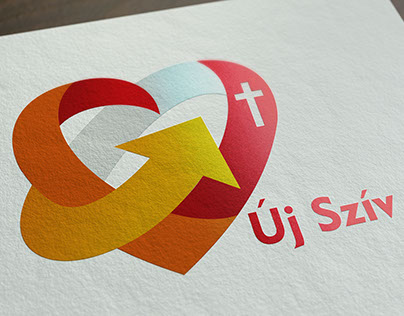 Új Szív - Logo graphic design