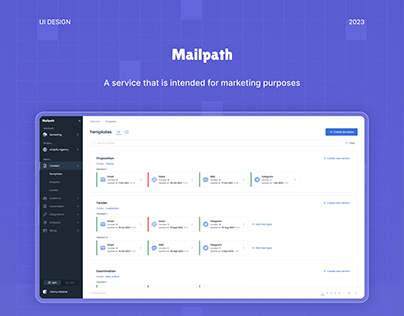 Project thumbnail - Mailpath - service for marketing purposes