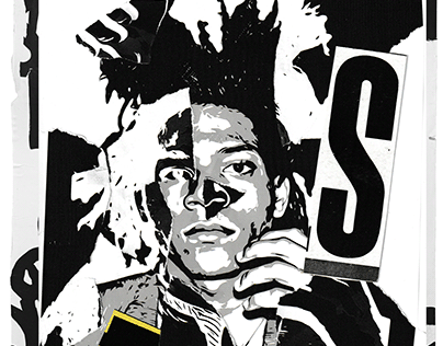 Deconstructed Reconstructed Jean-Michel Basquiat Poster