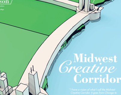 Midwest Creative Corridor poster