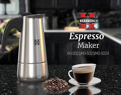 Espresso Maker 3D Product Video