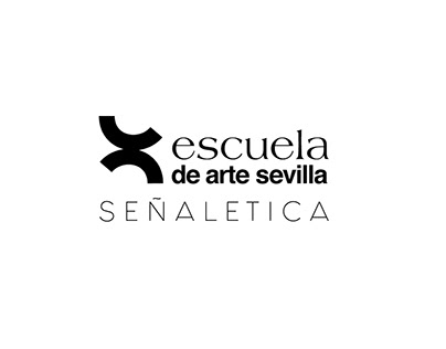 Señalética Escuela de Arte de Sevilla
