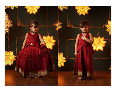 Project thumbnail - Girls ethnic wear collection - Love the world today