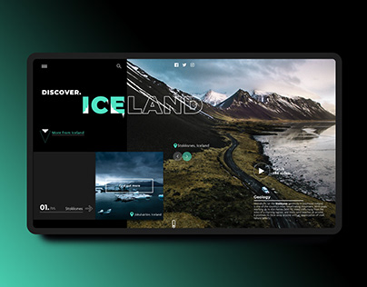 Iceland Landing Page
