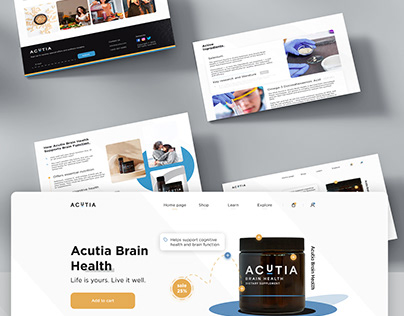Acutia Brain Health - Web-design