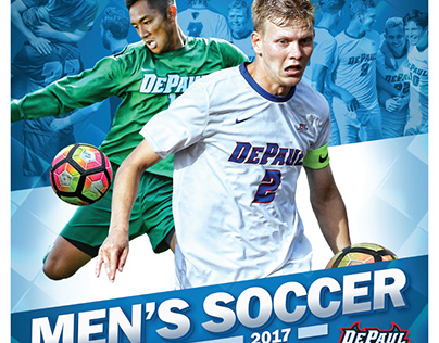 DePaul Men's Soccer Poster