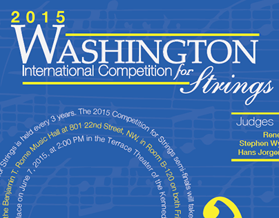 Washington Strings Competition (Poster)