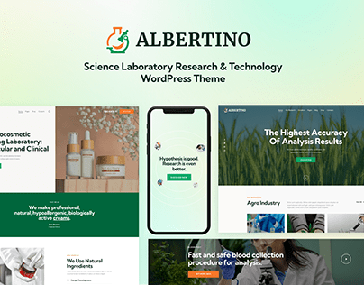 Science Laboratory Research & Technology WP Theme