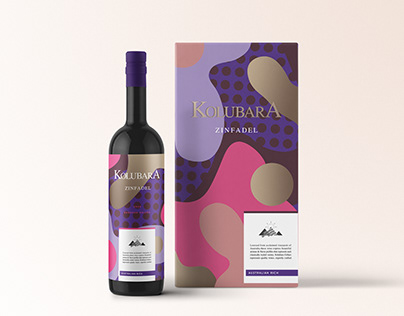 Packaging Design # Box & Wine Bottle KOLUBARA