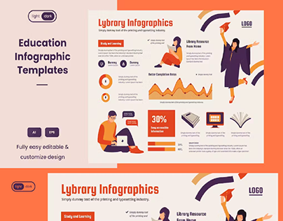 Cool Infographic Template for Education