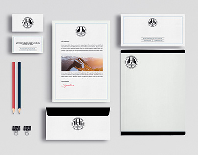 Stationary Designed for Western Business School