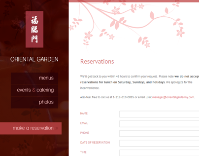 Oriental Garden | Restaurant