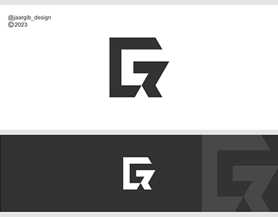 GR monogram logo