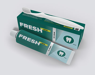 Fresh - Toothpaste Packaging Design