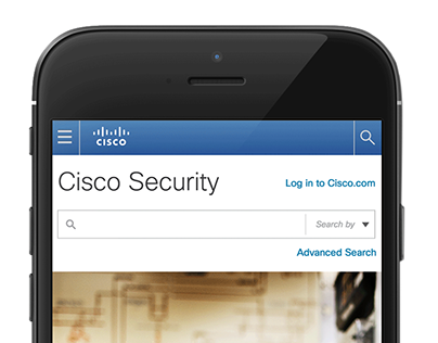 Cisco - Security Portal Rebuild & Redesign