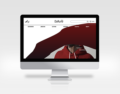 DS Fashion Website Landing Page