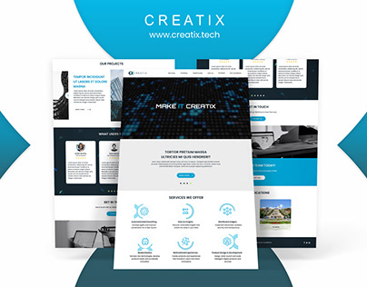 Creatix Company Website Design