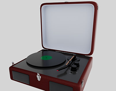 Vinyl Record Player.