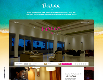Turyaa Hotels by Aitken Spence Web Design
