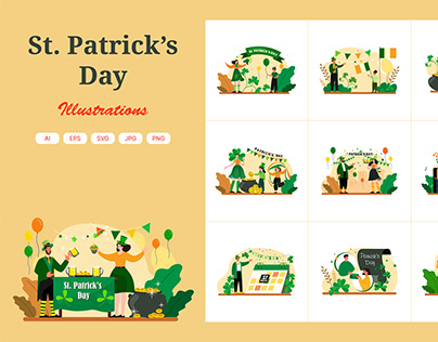 M512_St. Patrick’s Day Illustrations