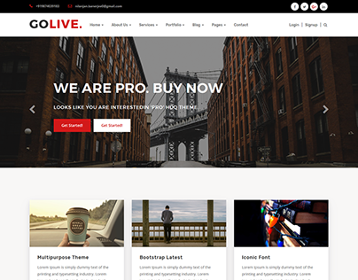 GoLive - Multipurpose WordPress Theme