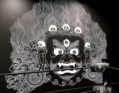 Pro Wrestling & Muay Thai Dojo Murals
