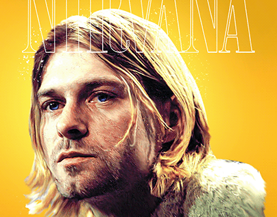 Ilustración tributo a Kurt Cobain+T-shird