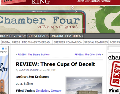 Review: Three Cups of Deceit