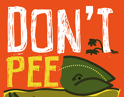 Glastonbury 'Don't Pee' logo submission
