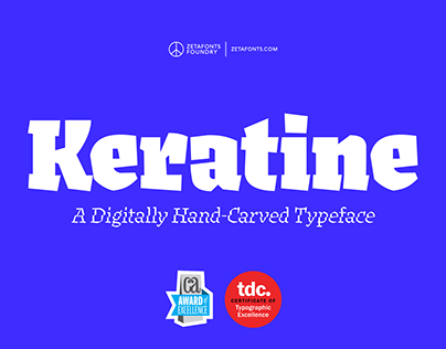Keratine - A Digitally Hand-Carved Typeface