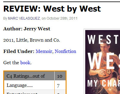 Review: West by West