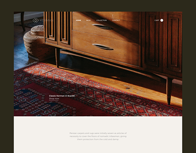 KERMAN — Online Store Concept for Carpets