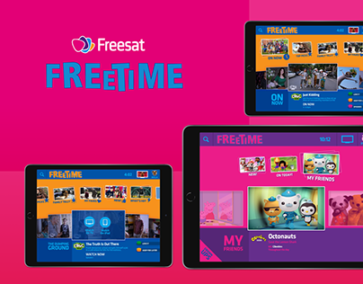 Freesat - Kids TV Companion - Concept