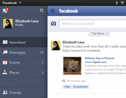 Facebook for HP Touchpad