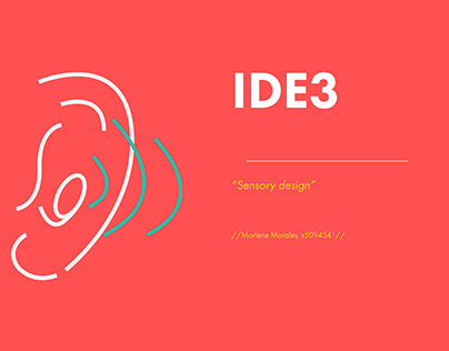 IDE3 weekly booklet// s5094541