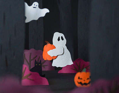 Halloween | paper art