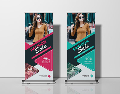 Fashion Roll-Up Banner Template