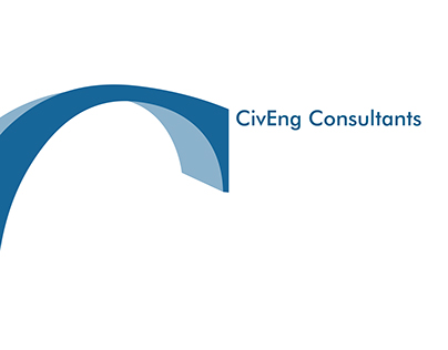 Civeng logo design business card