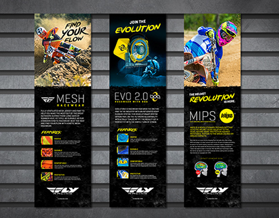 Slat wall Displays - Fly Racing 2016